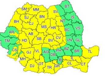 Avertizare Cod Galben