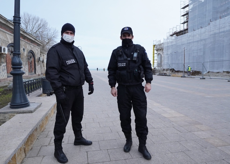 Echipaj al Poliției Locale Constanța. Imagine cu rol ilustrativ. FOTO: Cătălin SCHIPOR.