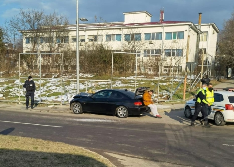 Accident pe Bulevardul Mamaia, foto Cătălin Schipor