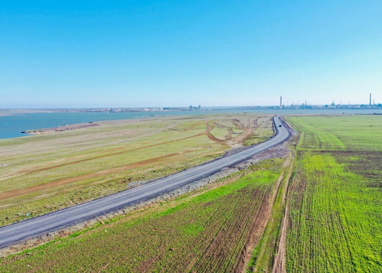 Drumul dintre Năvodari și Sibioara - Foto: Facebook/Florin Chelaru