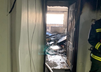 Incendiu apartament