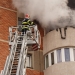 Intervenție cu autoscara pentru stingerea incendiului. FOTO Cătălin SCHIPOR