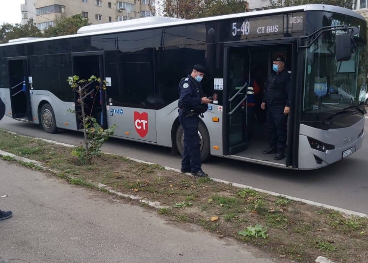 Jandarmii au verificat respectarea măsurilor impuse. FOTO GJM Tomis
