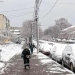 Pe trotuare a fost împrăștiat material antiderapant. FOTP PM