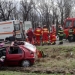 Mai multe echipaje de salvare au intervenit la locul accidentului. FOTO ISU Ialomița