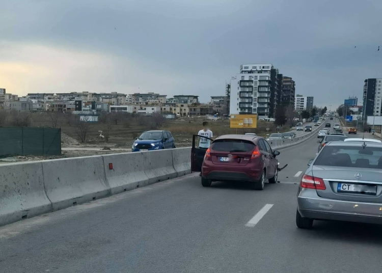 Accident în lanț în zona Elvila. FOTO Focus Press