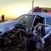 Două persoane au fost rănite în urma accidentului. FOTO ISU Ialomița