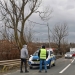 Un echipaj de poliție a ajuns la locul accidentului. FOTO FP