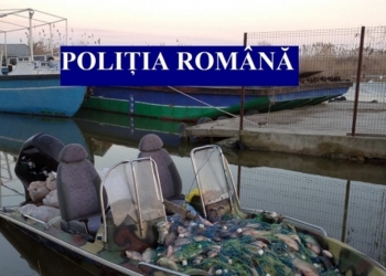 Acțiune a poliției în Delta Dunării. FOTO Poliția Română