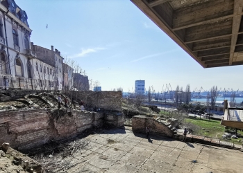 Curățenie în situl Mozaic. FOTO Lucian Aiftincăi