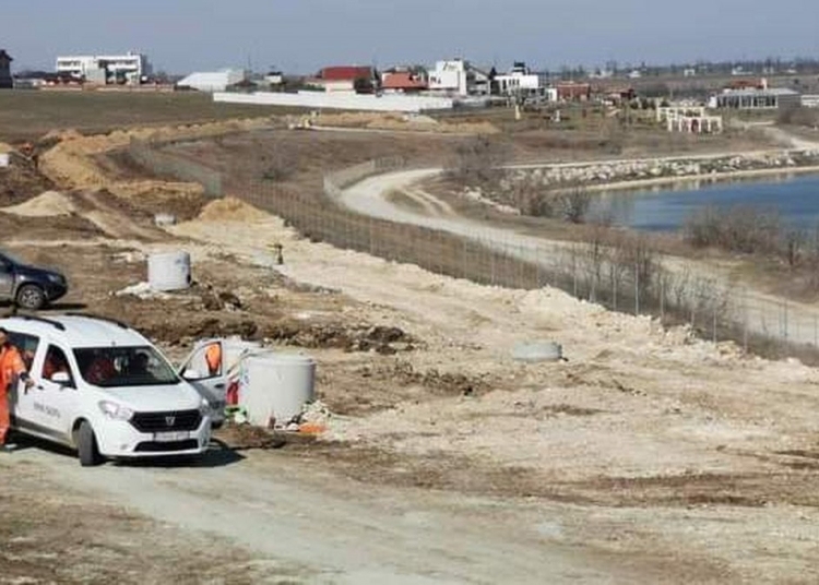 Lucrări la Techirghiol. FOTO Primăria Techirghiol