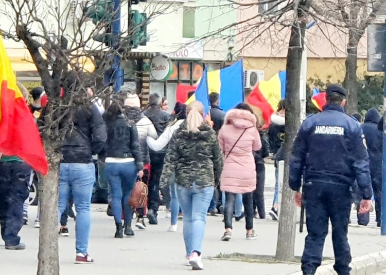 Proteste la Tulcea. FOTO IJJ Tulcea
