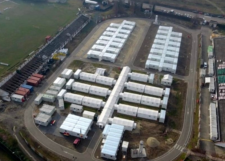 Spitalul Militar Modular Timișoara. FOTO MAPN