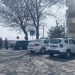 Polițiștii fac cercetarea la fața locului privind omorul de la Cernavodă