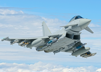 Avion Eurofighter Typhoon al RAF. FOTO raf.mod.uk