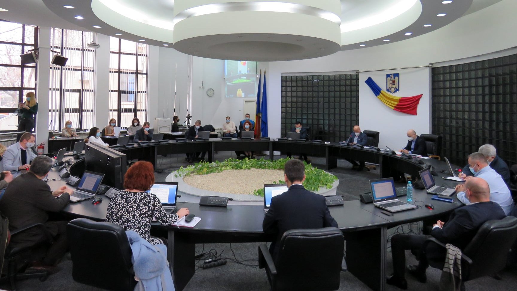 Ședință a Consiliului Județean Tulcea. FOTO CJ Tulcea