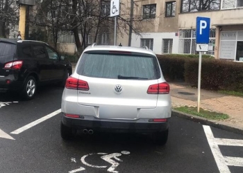 Parcare neregulamentară - Foto: Primăria Constanța