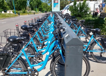 Bicicletele folosite în sistem bike-sharing. FOTO Cătălin SCHIPOR