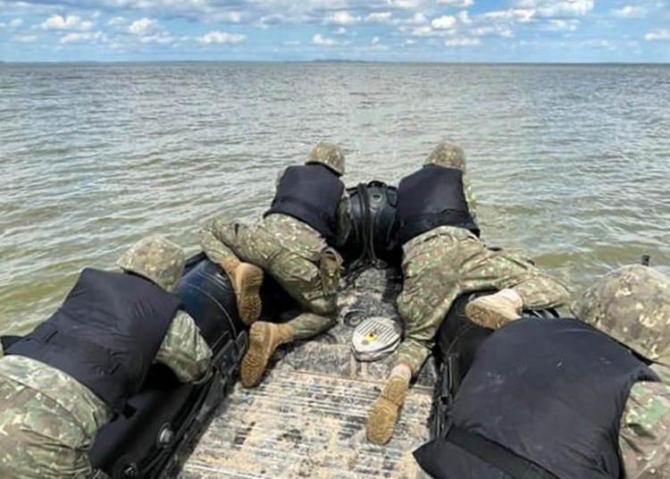 Exerciții militare ale militarilor de la Infanterie Marină. FOTO MAPN