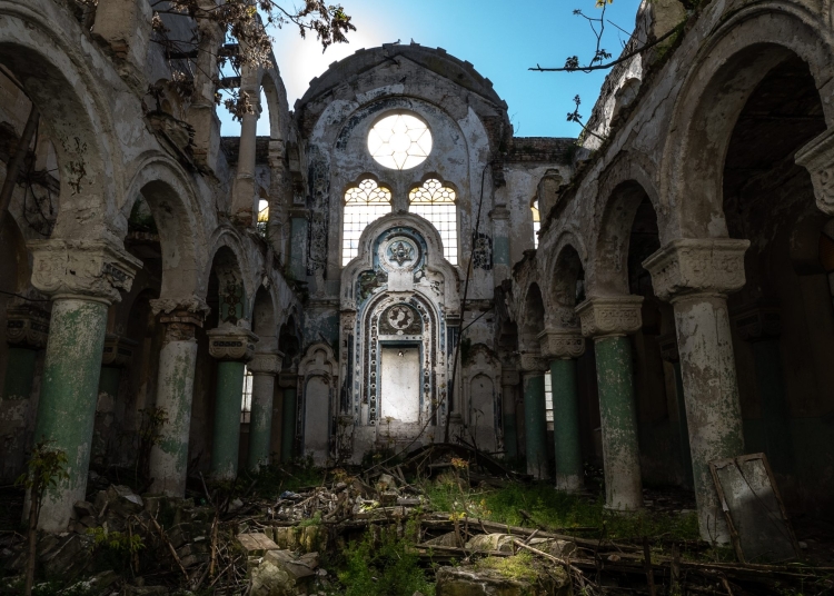 Vedere spre altar Sinagogă Constanța. FOTO Cătălin SCHIPOR