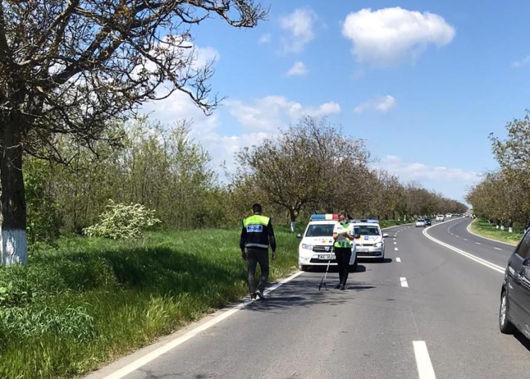 Circulația a fost restricționată în zona accidentului. FOTO: IPJ Constanța