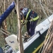 Pompierii au început căutările persoanei dispărute. FOTO ISU Dobrogea