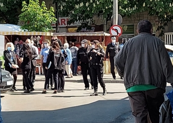 Control în Piața Griviței. FOTO Cătălin SCHIPOR