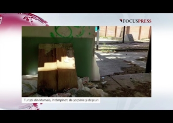Galerie FOTO+VIDEO. Turiștii din Mamaia, întâmpinați de șerpărie și deșeuri