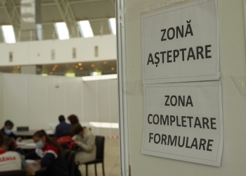 Centru de vaccinare de la Pavilionul Expozițional Constanța. FOTO Cătălin SCHIPOR