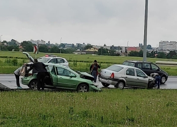 Accidentu rutier la intrare în Cumpăna - Foto: SAJ Constanța
