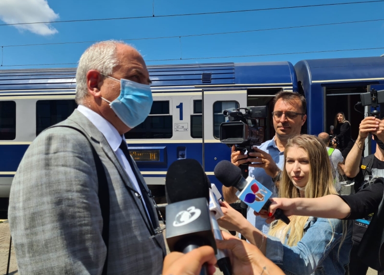 Directorul general al CFR Călători, Ovidiu Vizante. FOTO Cătălin SCHIPOR