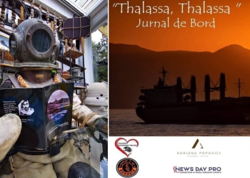 ”Jurnal de bord” - o carte lansată la Eforie Nord, cu și despre mare