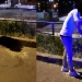 Spărgătorii de semințe, amendați și puși să măture. FOTO Poliția Locala Tulcea
