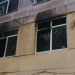 Apartamentul bătrânei a fost afectat de incendiu. FOTO IJJ Brăila