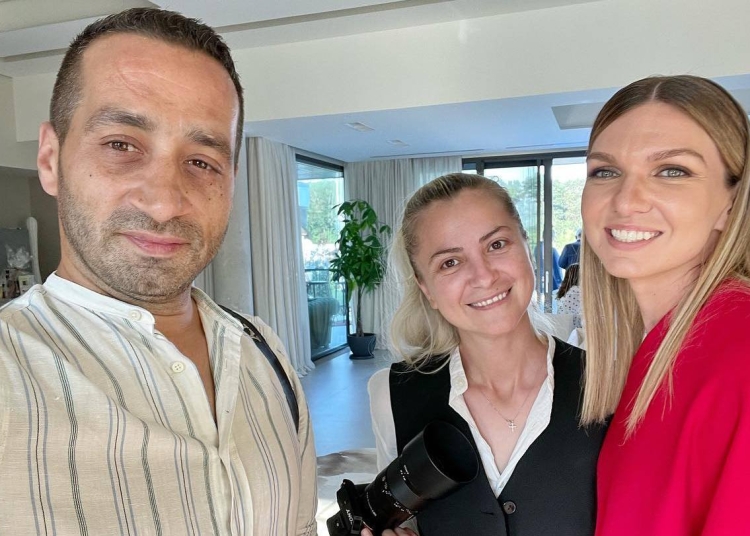 Marian Sterea și Simona Halep la nunta acesteia. FOTO Facebook/Marian Sterea