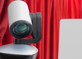 Studio de vidochat. FOTO Poliția Română