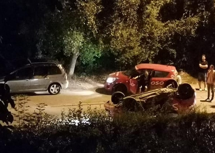 Accident rutier cu o mașină a Sabroso. FOTO Facebook