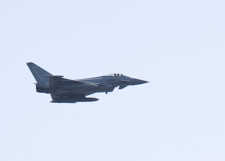 Avion Eurofighter. FOTO Cătălin SCHIPOR