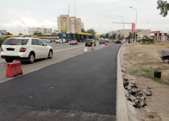 Bandă nouă de circulație. FOTO Facebook