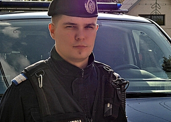 Jandarm din cadrul IJJ Tulcea. FOTO IJJ Tulcea