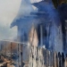 Incendiu izbucnit la o casă. FOTO ISU Ialomița