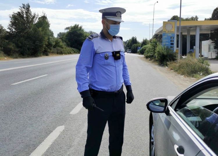 Acțiune de verificare în trafic. FOTO IPJ Constanța