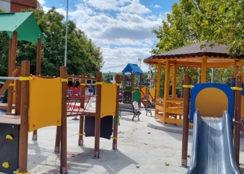 Loc de joacă modernizat în Cernavodă. FOTO Primăria Cernavodă