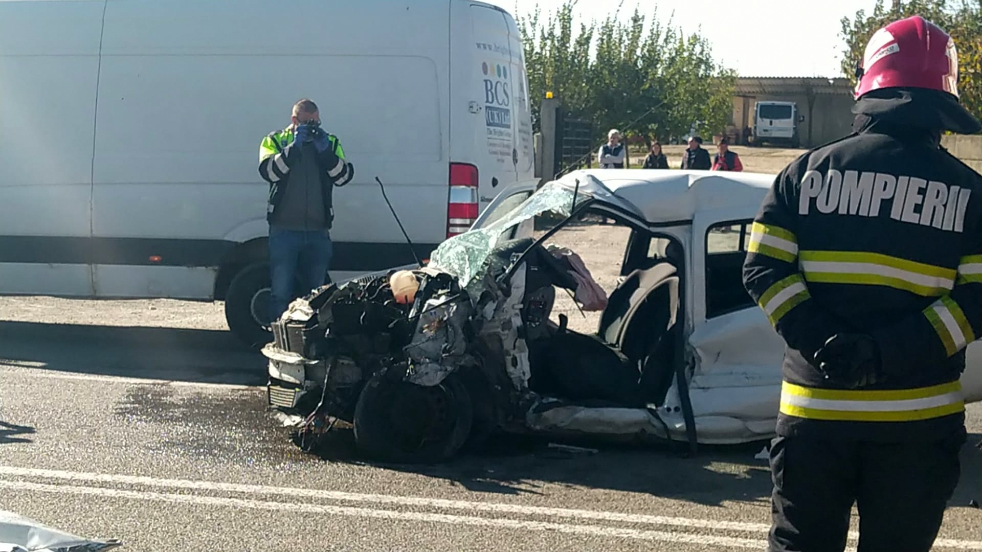 Accident rutier zona Celsy. FOTO FP