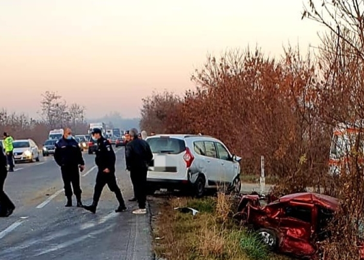 Accident rutier grav pe DN2. FOTO IPJ Ialomița