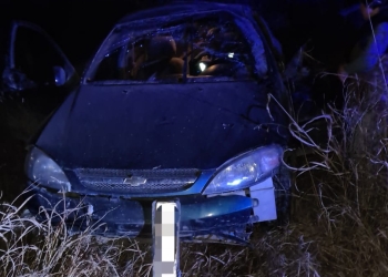 Mașina implicată în accident. FOTO IPJ Tulcea