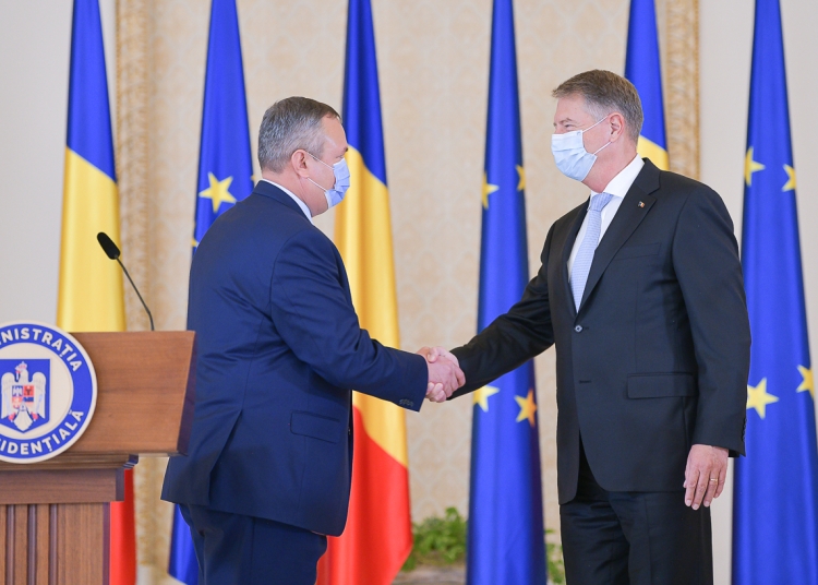 Nicolae Ciucă și Klaus Iohannis