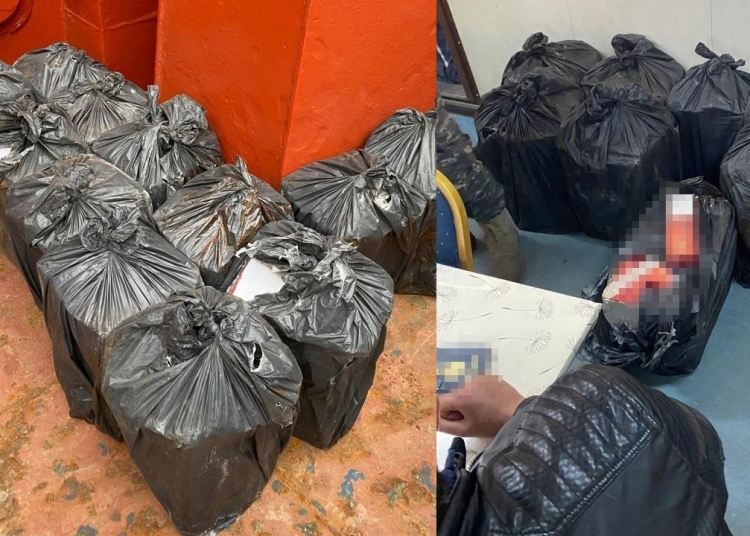 Țigări de contrabandă. FOTO Poliția de Frontieră