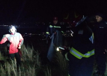 Turist rătăcit în munții Măcinului. FOTO ISU Delta Tulcea