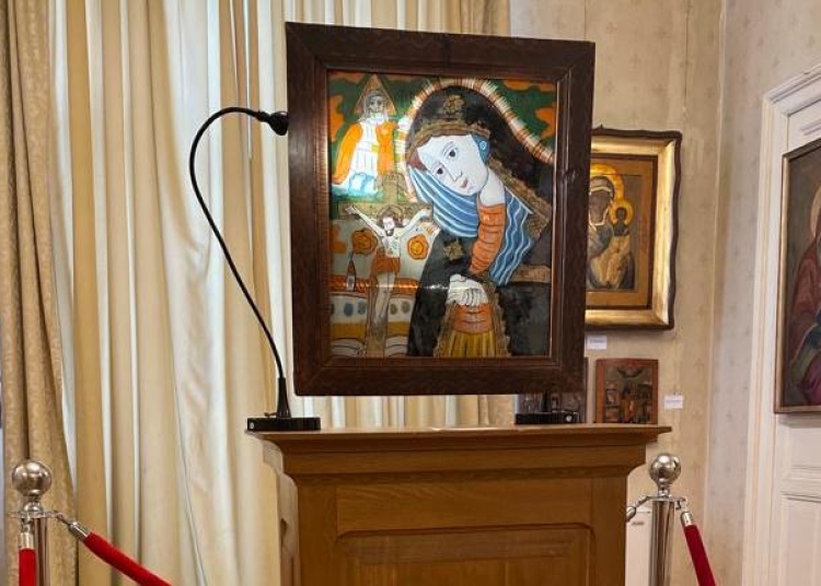 Icoana semnată de Arsenie Boca